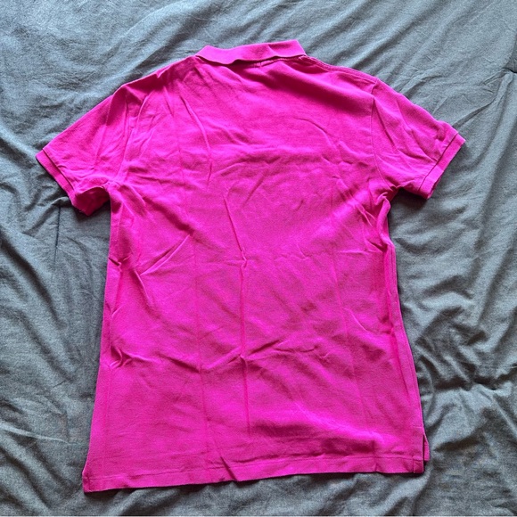 PINK POLO RALPH LAUREN SHORT-SLEEVE DRESS SHIRT - Medium - Picture 3 of 7